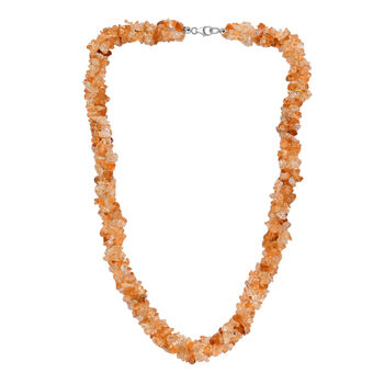 Citrin Halskette, 50 cm - 370 ct.
