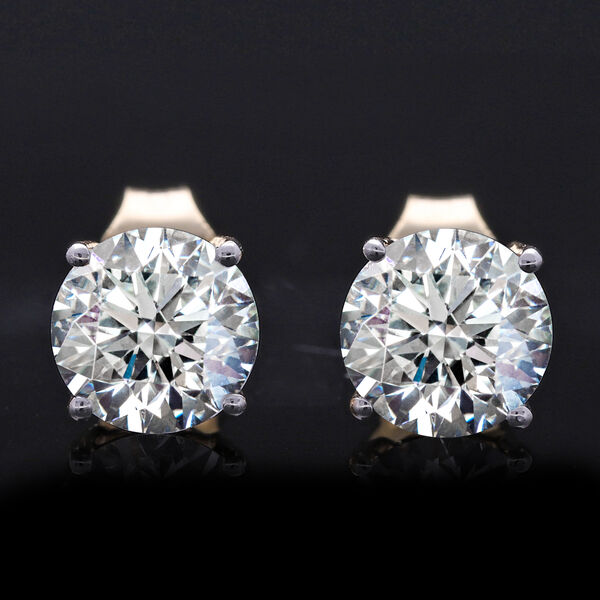 LUXURIANT SGL zertifizierte VS-EF Labor Diamant-Ohrringe in 585 Gelbgold - 1 ct. image number 11