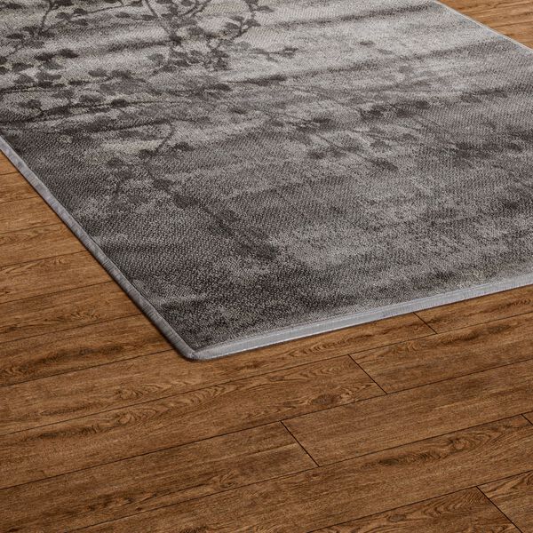 Gewebter Teppich mit Blattmuster, 91x152cm image number 5