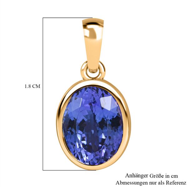 AA Tansanit Anhänger - 2,16 ct. image number 5