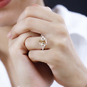 Champagner Zirkonia Ring