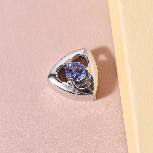 Tansanit Anh&auml;nger 925 Silber platiniert ca. 0,26 ct image number 3