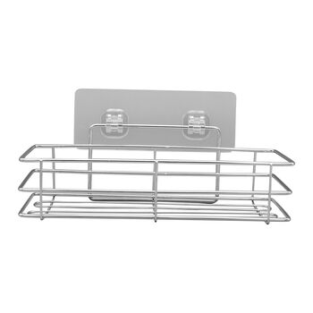 Wasserdichtes Badezimmer-Duschregal aus Edelstahl, 30x10x7 cm