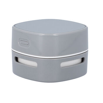 Mini-Tischstaubsauger, grau