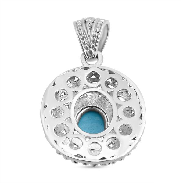 Royal Bali Kollektion - Sleeping Beauty T&uuml;rkis Anh&auml;nger - 2,70 ct. image number 4