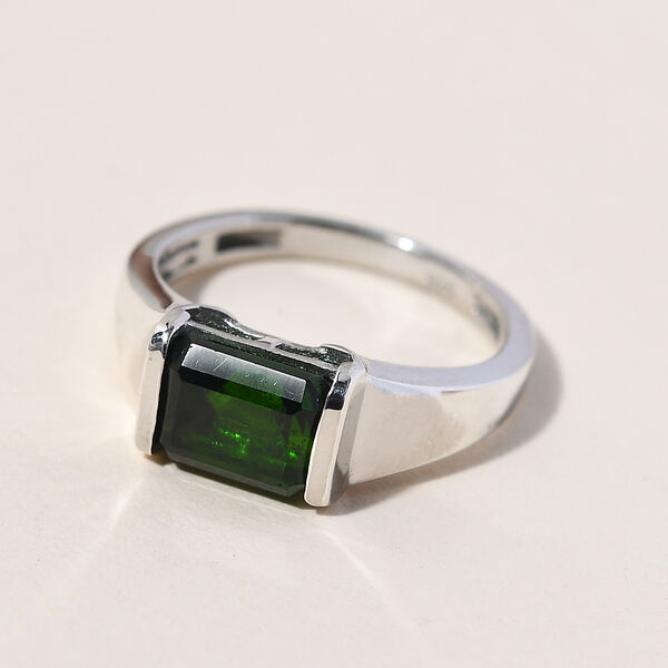 Natürlicher Chromdiopsid-Ring - 1,85 ct. image number 2