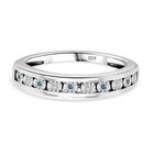 Blauer Diamant Ring 925 Silber (Größe 20.00)
