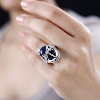 AAA Labradorit Ring - 19,28 ct.