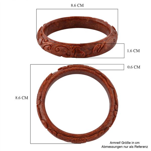 Roter Jade Armreif - 300 ct. image number 5