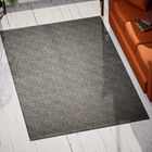 Handgefertigter Blockdruckteppich mit eklektischem Muster, 120x180cm, creme