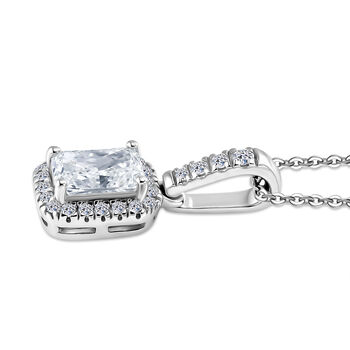 LUXURIANT DIAMOND - Lab Grown Diamant SI-GH Schmuckset ca. 50 cm 925 Silber Rhodiniert ca. 1,00 ct.