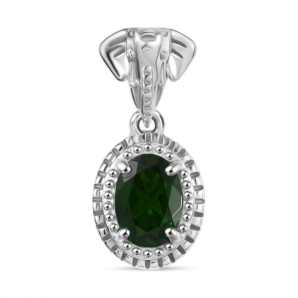 Nat&uuml;rliches Chromdiopsid Schmuckset - 1,54 ct. image number 7