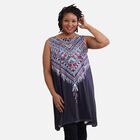 Ärmellose A-Line Tunika mit Indianermuster, Größe L/XL