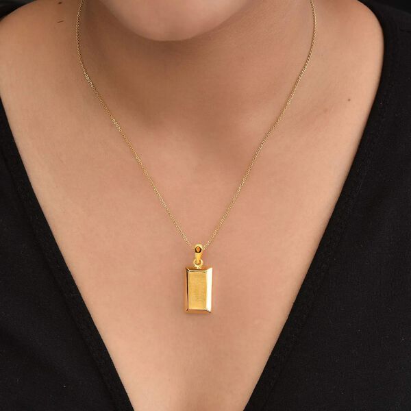 Barren-Anh&auml;nger mit Drachenmotiv in 750 Gold image number 2