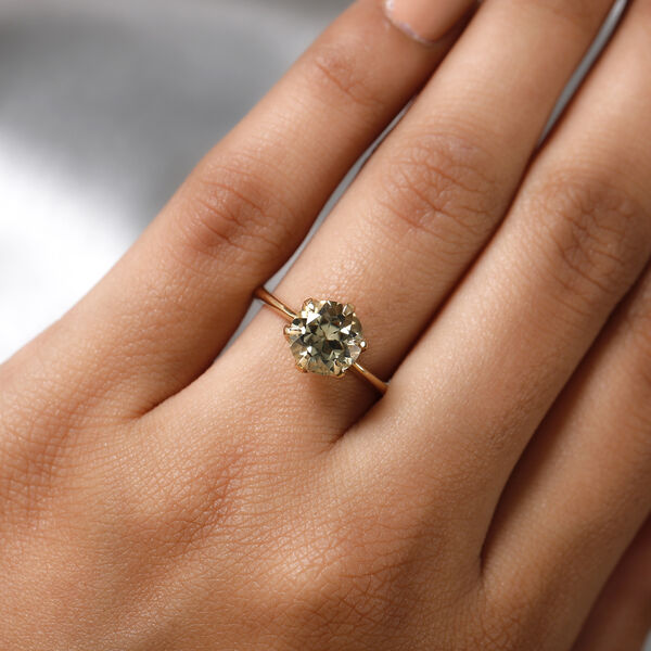 ILIANA AAAA Turkizit Ring 750 Gelbgold  ca. 2,17 ct image number 2