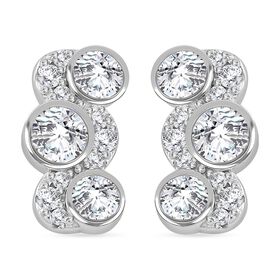 Moissanit Ohrringe - 0,73 ct.