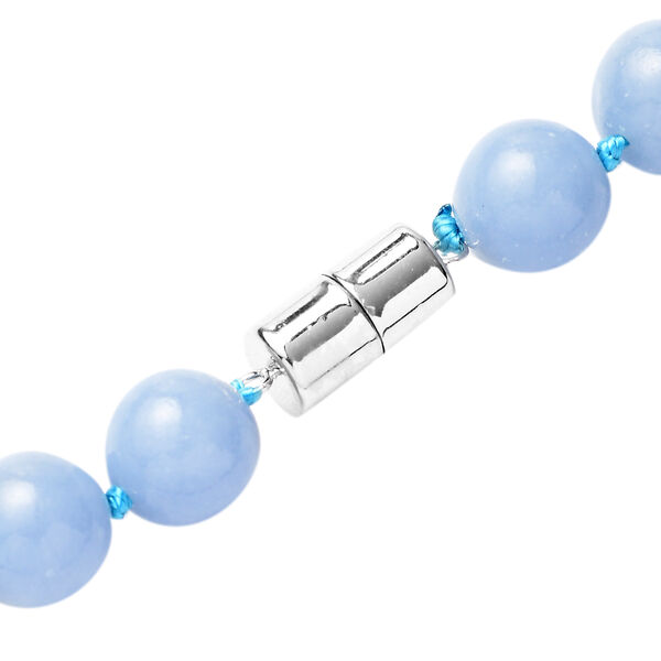 Angelite Halskette ca. 50 cm 925 Silber rhodiniert ca. 302,18 ct image number 3