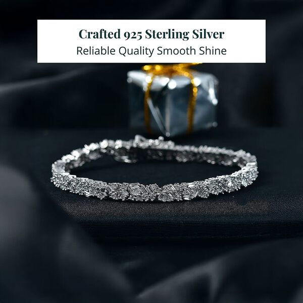 LUXURIANT DIAMOND - Lab Grown Diamant SI-GH Armband ca. 18.5 cm 925 Silber Rhodiniert ca. 3,91 ct. image number 2