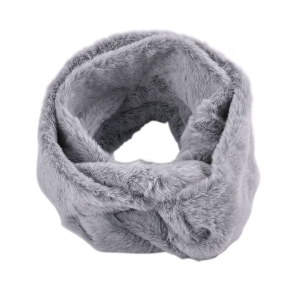 Kunstfell zweifarbiger Schal