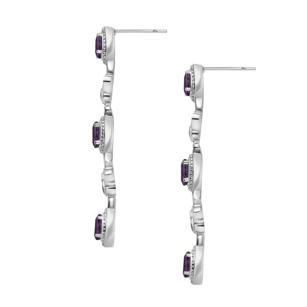 Afrikanische Amethyst Ohrringe - 2,49 ct. image number 4