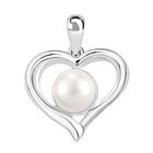 Süßwasser Perle Anhänger 925 Silber Standard 1.47 ct