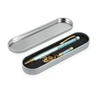 Edelstein Stift Set Türkis, Stift Schlüsselanhänger Mine, Blau