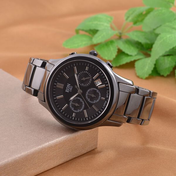 EON 1962 japanisches Uhrwerk, schwarz image number 2