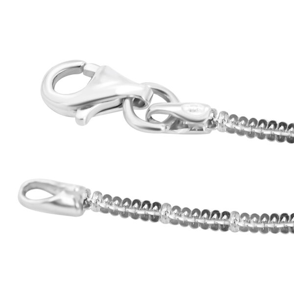 Italienisches Funkel-Armband, ca. 18.5 cm, 925 Silber image number 2