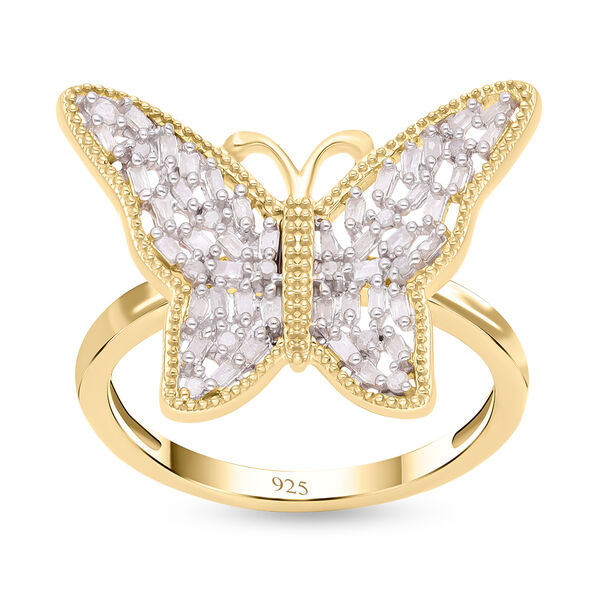 Diamant Schmetterling Ring - 0,33 ct.