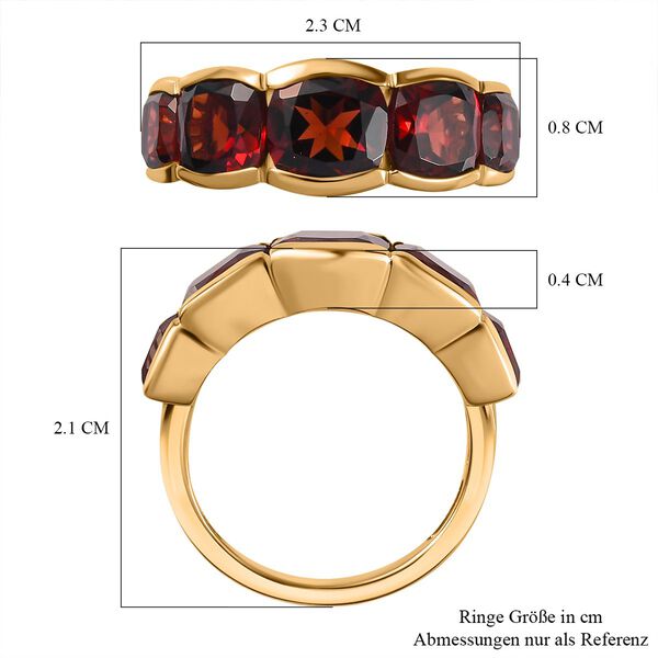 Roter Granat-Ring - 5,77 ct. image number 7