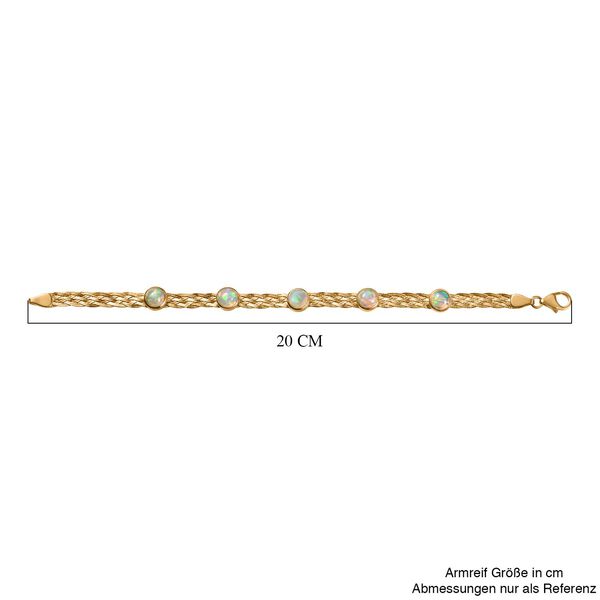 AA natürliches, äthiopisches Welo Opal Armband, 19 cm - 8,15 ct. image number 4