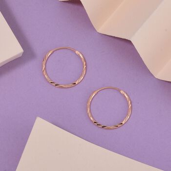 925 Silber ros&eacute;vergoldetOhrringe ca. 1,08g