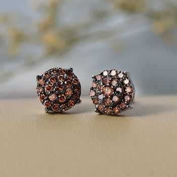 LUXURIANT SI Labor rote Diamant Ohrringe - 0,50 ct.