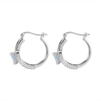 AA &auml;thiopische Welo Opal, mehrfarbige Saphir und Zirkon-Ohrringe - 2,14 ct.