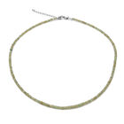 Demantoid Granat Halskette ca. 45 cm lange 925 Silber Rhodiniert ca. 34.00 ct image number 0