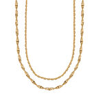 925 Silber vergoldet Kette ca. 45 cm ca. 2,55g