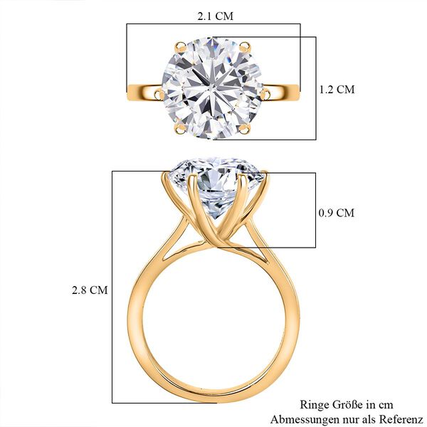 Moissanit Ring - 5,21 ct. image number 7
