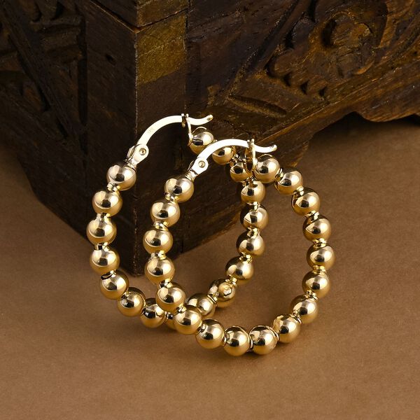 Royal Bali Kollektion - 375 Gold Ohrringe 2,65g image number 1