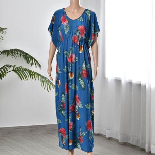 Maxikleid, blau image number 0