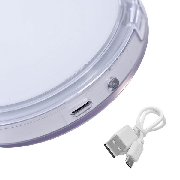 Zweiseitiger LED Schminkspiegel, wei&szlig; image number 6