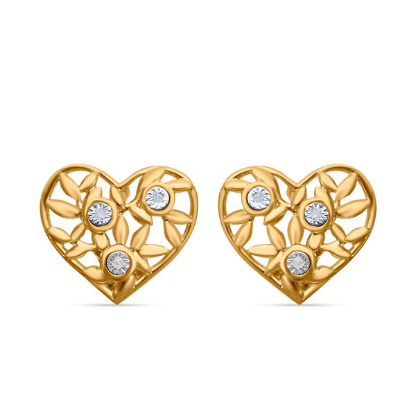 Herz Diamant Ohrringe