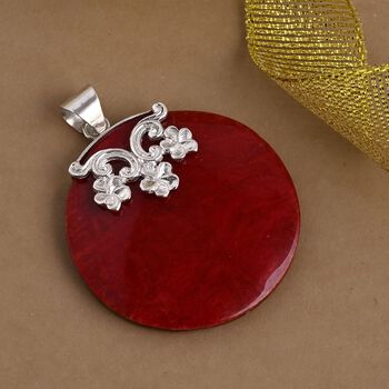 Royal Bali - Koralle Anh&auml;nger, 925 Silber