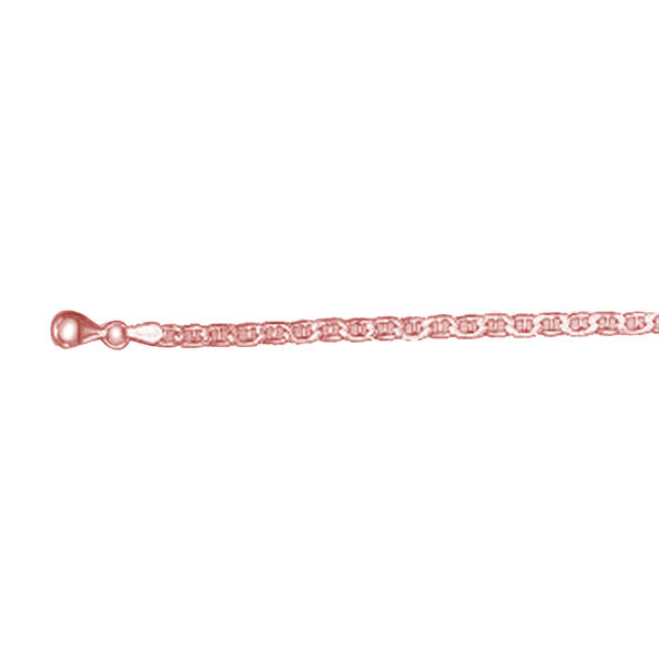 Mariner-Halskette, ros&eacute;vergoldet, 50 cm