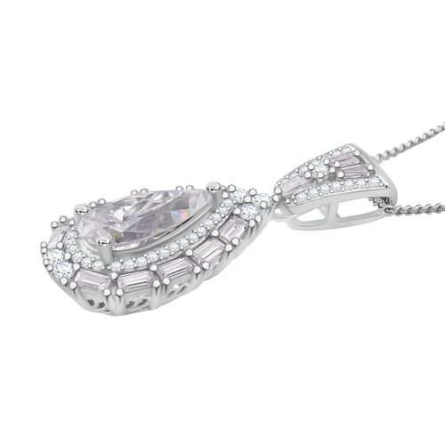 D'Joy Moissanit Anhänger mit 50cm Kette - 3,86 ct. image number 1