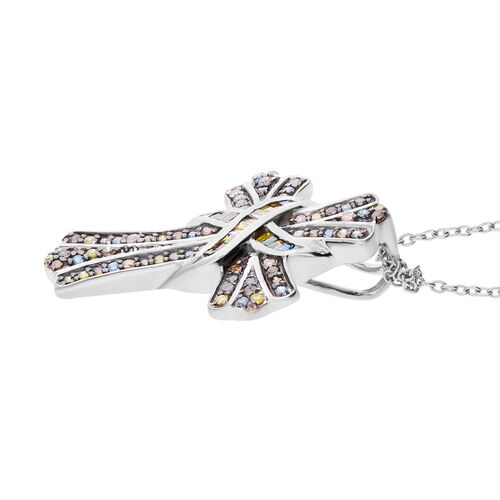 Mehrfarbiger Diamant-Anhänger - 0,50 ct. image number 1