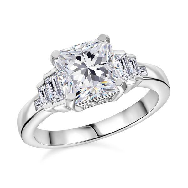 Moissanit Ring - 3 ct. image number 4