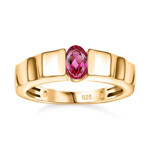 Labor roter Beryll-Ring - 0,45 ct. image number 4