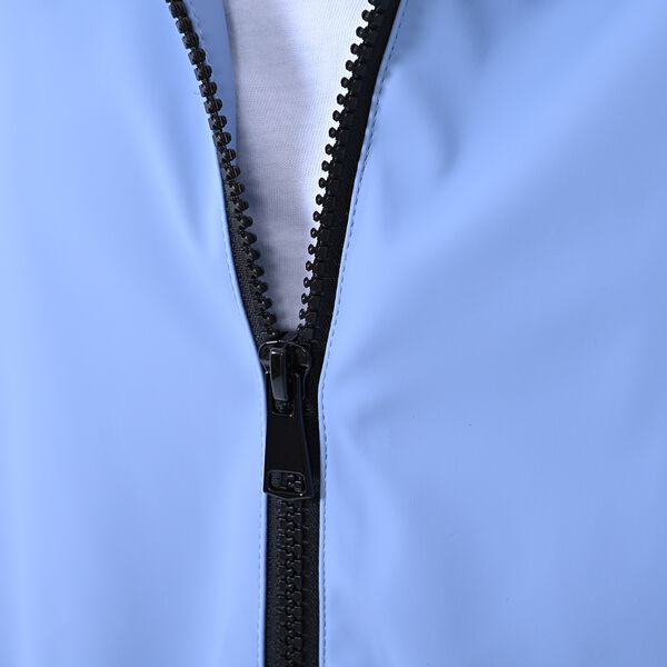 LA MAREY - Luxus Allround Jacke mit Kapuze, Größe M, Blau image number 4