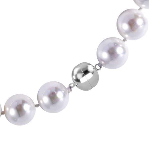 Wei&szlig;e Muschelperle 50cm Halskette image number 3