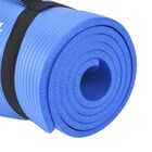 NBR Yoga-Matte mit Riemen, feuchtigkeitsbeständig, 188x61cm, blau image number 6